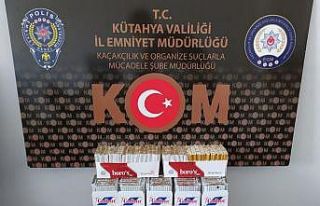 Kütahya’da 175 paket kaçak sigara ele geçirildi