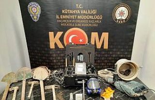 Kütahya’da bir iş işyerinin avlusunda yapılan...