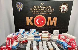 Kütahya’da kaçak sigara operasyonu