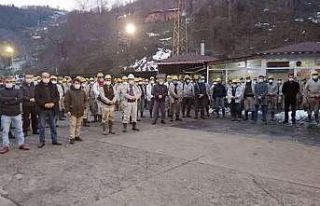 Maden şehidi Ramazan Toprak için Kur-an okutuldu