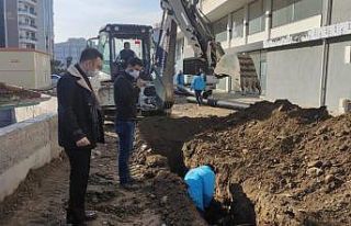 Mahallelerde taşkın sorunu çözülüyor