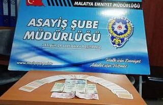 Malatya’da kumar baskını