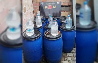 Malatya’da sahte alkol imalathanesine baskın