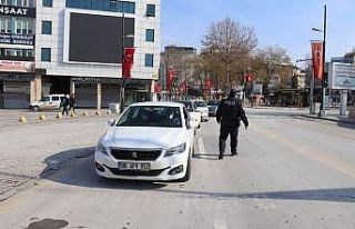 Malatya’da sokağa çıkma kısıtlamasına uyuluyor