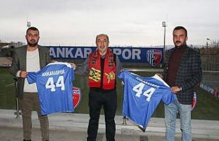 Malatyasporlu taraftarlardan Ankaraspor’a destek