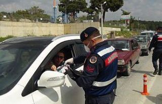 Manavgat’ta yol kontrol noktasına jandarmadan ‘Yaşam...