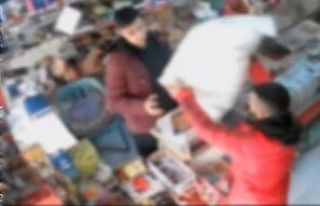 Marketten bebek bezi çalan şahıs yakalandı