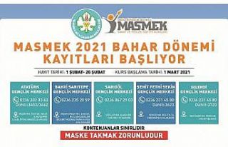 MASMEK’lerde 2021 Bahar Dönemi kurs kayıtları...