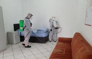 Melikgazi’de 25 araç, 50 personel ile dezenfekte...