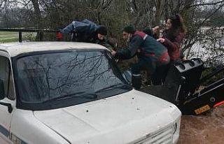 Menteşe’ye 24 saatte 94.3 kg yağış düştü