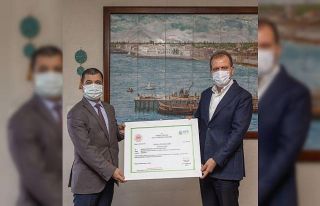 Mersin Büyükşehir Belediyesine sıfır atık belgesi