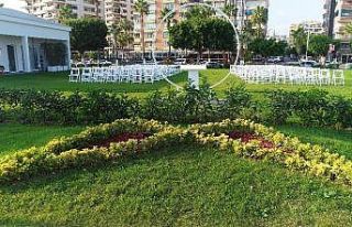 Mersin Büyükşehir Belediyesinin nikah salonu hizmete...