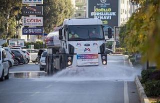 Mersin’de dezenfeksiyon çalışmaları 10 aydır...