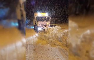Mersin’in yüksek kesimlerinde kar yağışı etkili...