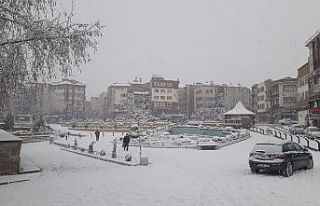 Merzifon beyaza büründü