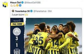 Mesut Özil’den galibiyet paylaşımı