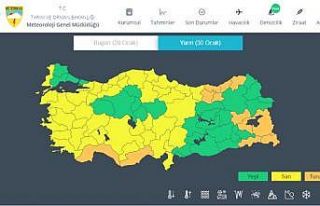 Meteorolojiden Denizli için fırtına uyarısı