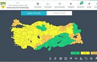 Meteorolojiden kar ve tipi uyarısı