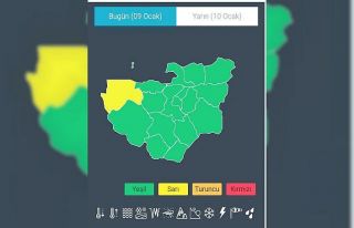 Meteorolojiden Karacabey için ’sarı’ uyarı
