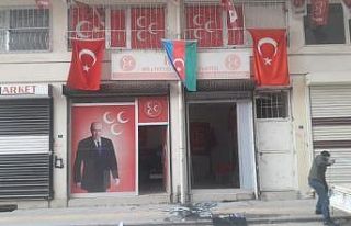 MHP Bismil İlçe Başkanlığına saldırı: Camları...