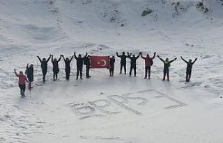 Milli sporcu adayları eksi 15’te doğa yürüyüşü...