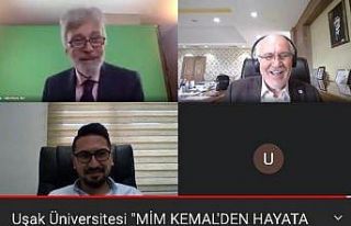 Mim Kemal Öke, Uşak Üniversitesinin canlı yayınına...