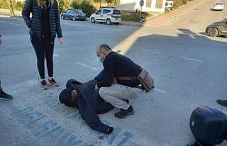 Motosiklet sürücüsünün yaralanmasına sebep oldu,...