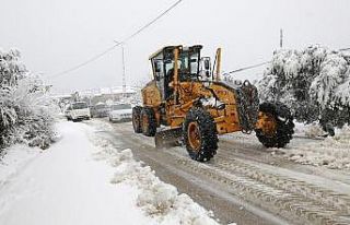 Mudanya’da kar mesaisi başladı