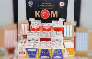 Muş’ta tütün mamulü kaçakçılığı yapan...