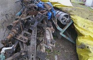 Müze yapılacak diye toplanan eşyalar çürümeye...