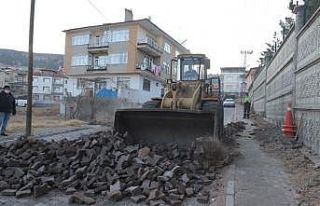 Nevşehir Belediyesi altyapı hamlesini sürdürüyor