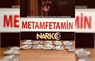 Nevşehir’de 481,87 gram metamfetamin ele geçirildi