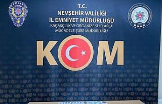 Nevşehir’de 90 adet tarihi eser ele geçirildi