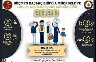 Nevşehir’de yasadışı yollarla giren 105 kişi...