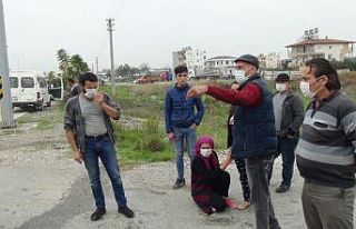 Oğlunun yaralandığını kaza yerinde gözyaşı...