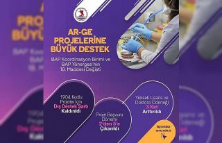 OMÜ’de üretken akademisyenlerin BAP bütçesinden...