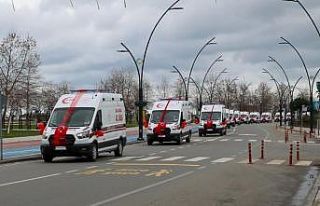 Ordu’ya 13 yeni tam donanımlı ambulans