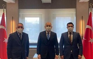 OSB Başkanı Şimşek Bakan Karaismailoğlu ile görüştü