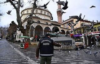 Osmangazi sokakları sessizliğe büründü