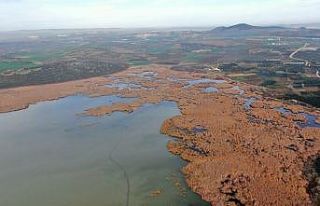 (Özel) 2600 yıllık geçmişi olan Uluabat Gölü’nde...