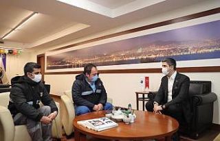 (Özel) Belediye işçilerinden örnek davranış:...