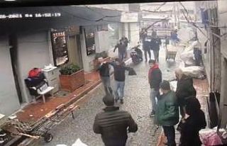 (Özel) Hırsıza esnaf dayağı