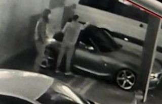 (Özel) Hırsızlık yapmak için lüks otomobili...