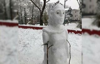 (Özel) İyi ki varsın "kardan adam"
