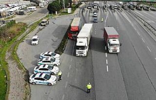 (Özel) Kar alarmı verilmişti, polislerin kış...