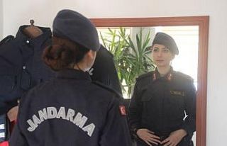 (Özel) Kayseri’nin ilk kadın ilçe jandarma komutanı...