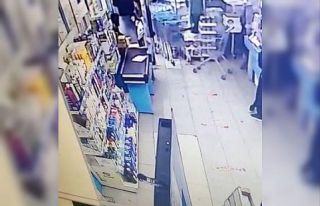 (Özel) Pişkin hırsız market çalışanın elini...