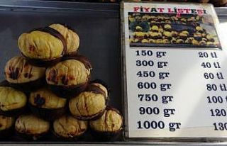 (Özel) Pişmiş kestanenin kilosu 130 lira oldu