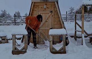 (Özel) Şehir hayatından sıkılıp dağa kaçtılar...
