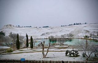 Pamukkale Belediyesi kar mesaisinde